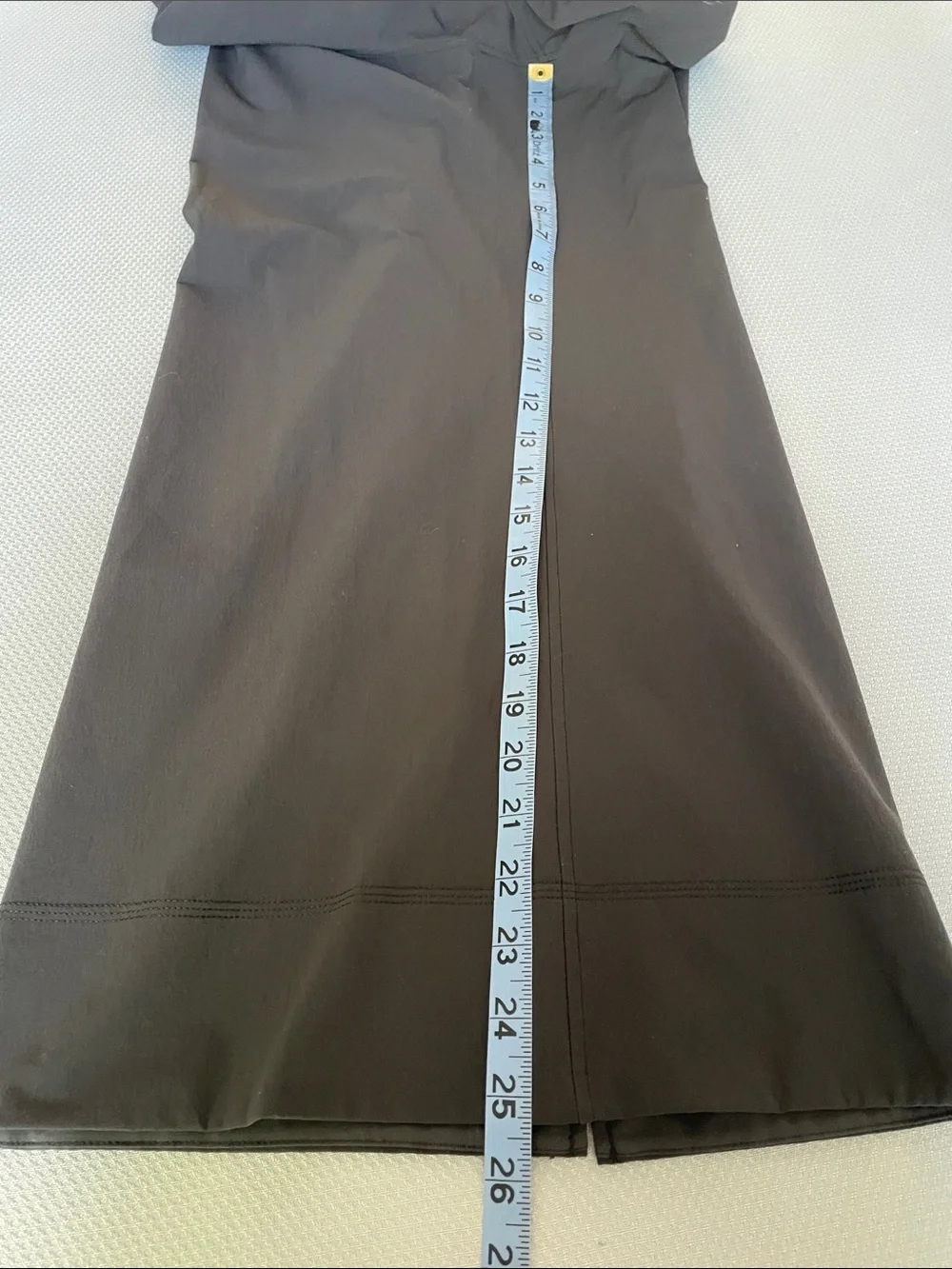 Lululemon Black Stretch Woven Wide Leg High Rise Cropped Pants Size Large - Picture 10 of 13